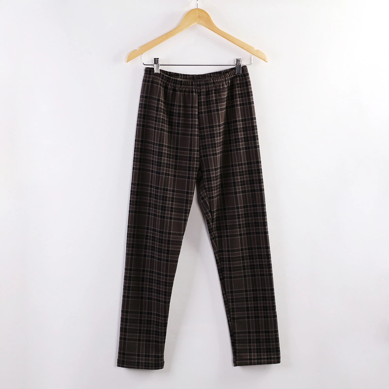 Solid Color Loose Cotton Linen Casual Pants Home Trousers Women&prime; S Wide Leg Pants with Pockets