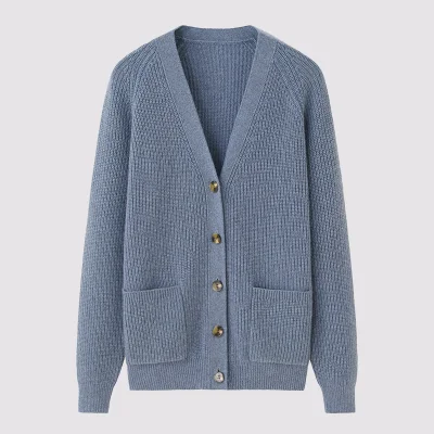 Wholesale Women Fashion Sweater Solid Color Spring Autumn Long Sleeve Cardigan Fashion Knitted Blouse
