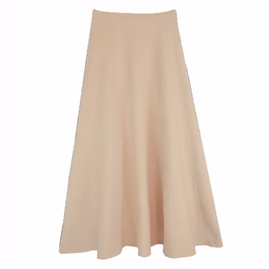 Manufacturers Knitted Half Skirt Women′s 2023 Spring New Solid Color Sweater Matching Medium Length High Waist a Word Wool Skirt